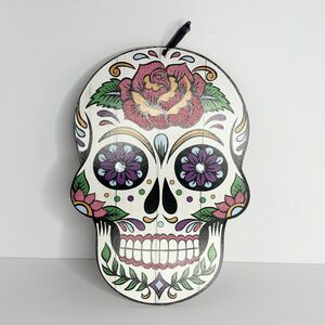 Day of The Dead Sugar Skull Wall Sign 9.5"x13" Halloween